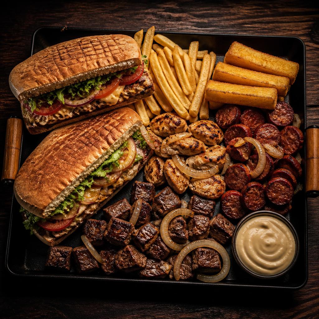 Porção Mix 6 com x extra
